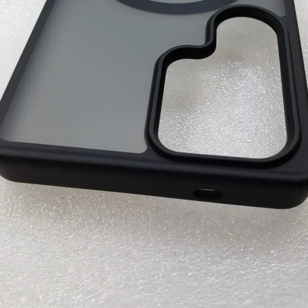 TORRAS Magnetic Translucent Case for Samsung Galaxy S25 Ultra. Black